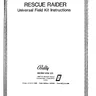 Rescue Raider manual (Bally / Midway)