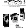 Tron manual (Bally / Midway)