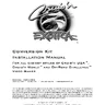 Cruis N Exotica Cruisn Installation Sept 2000 instruction manual (Bally / Midway)