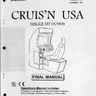 Cruis N Usa Single Sitdown manual (Bally / Midway)