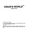 Cruis N World Cruisn Single Sit-In manual (Bally / Midway)