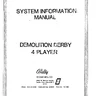 Demolition Derby manual (Bally / Midway)