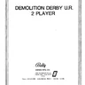 Demolition Derby 2 Player manual (Bally / Midway)