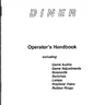 Diner Handbook manual (Bally / Midway)
