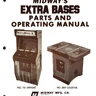 Extra Bases operation manual (Bally / Midway)