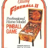 Fireball owner's manual (Bally / Midway)