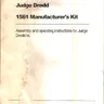 Judge Dredd Acclaim manual (Bally / Midway)