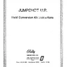 Jumpshot Field instruction manual (Bally / Midway)
