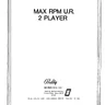 Max Rpm 2 Player manual (Bally / Midway)