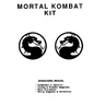 Mortal Kombat 1 conversion kit instructions, Bad Scan (Bally / Midway)