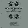 Mortal Kombat 1 T-Unit Cpu conversion kit instructions (Bally / Midway)