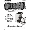 Off Road Thunder manual (Bally / Midway)