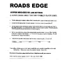 Roads Edge manual (Bally / Midway)
