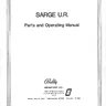 Sarge Up Right manual (Bally / Midway)