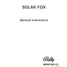 Solar Fox General instruction manual (Bally / Midway)