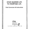 Star Gaurds To Rampage Field instruction manual (Bally / Midway)