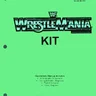 Wrestle Mania manual (Bally / Midway)
