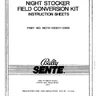 Night Stocker Field conversion kit instructions (Bally Sente)