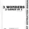 3 Wonders instruction manual (Capcom)