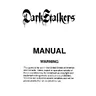 Dark Stalkers manual (Capcom)
