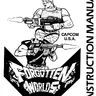 Forgotten Worlds instruction manual (Capcom)