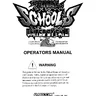 Rival Schools manual (Capcom)