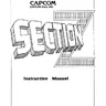 Section Z instruction manual (Capcom)