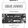 Side Arms manual (Capcom)