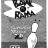 Bowl O-Rama instruction manual (Cinematronics)