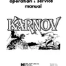 Karnov manual (Data East)