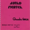 Astro Fighter owner's manual (Data East)