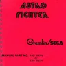 Astro Fighter manual (Data East)
