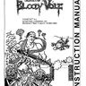 Bloody Wolf instruction manual (Data East)