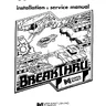 Break Thru conversion kit instructions (Data East)