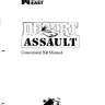 Desert Assault manual (Data East)
