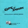 Gateof Doom manual (Data East)
