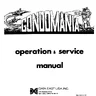 Gondomania service manual (Data East)