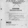 Pocket Gal Deluxe instruction manual (Data East)