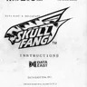 Skull Fang instruction manual (Data East)