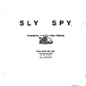Sly Spy manual (Data East)