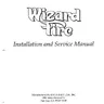 Wizard Fire manual (Data East)