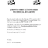 Johnny Nero Action Hero Tech service bulletin (Global VR)