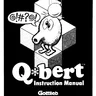 Q Bert instruction manual (Gottlieb)