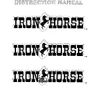 Iron Horse manual (Konami)