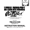Lethal Enforcers II Gunfighters Gun Fighters instruction manual (Konami)