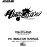 Martial Champions manual (Konami)