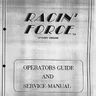 Racin Force Upright manual (Konami)
