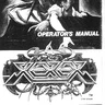 Xexex operation manual (Konami)
