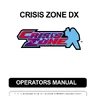 Crisis Zone Deluxe manual (Namco)