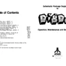 Dig Dug SP-203 manual, 4th Printing (Namco)